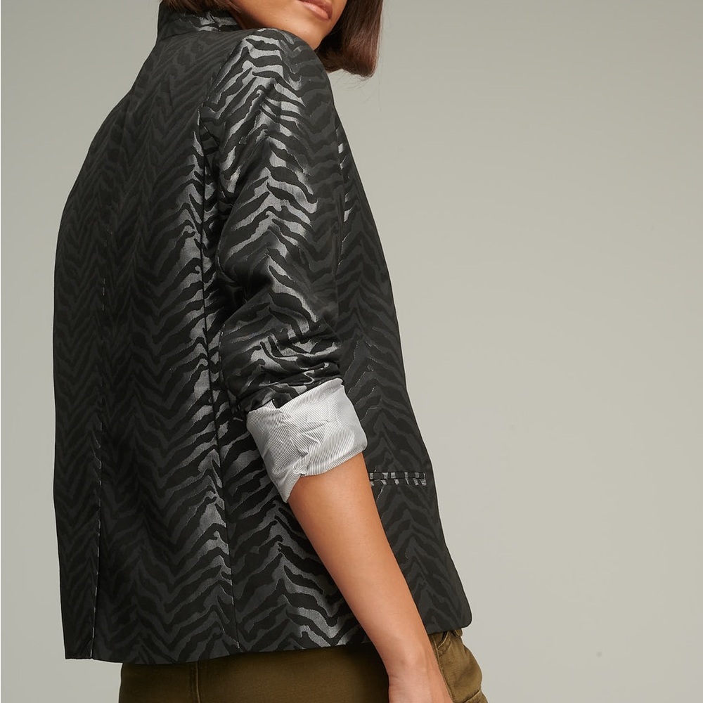 Addison Ross Black Blazer with Iridescent Pattern